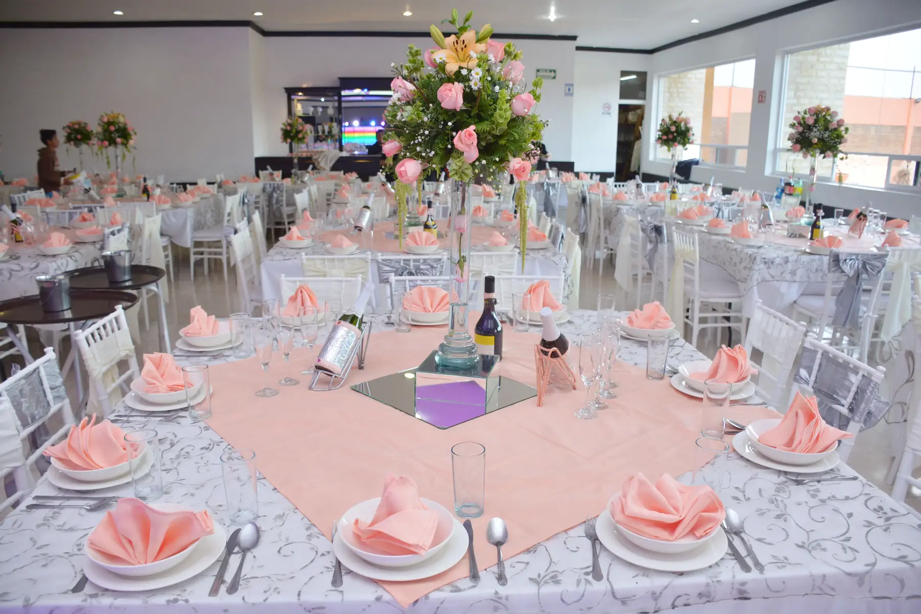 Salón decorado para cumpleaños en Finca Al Pacifico